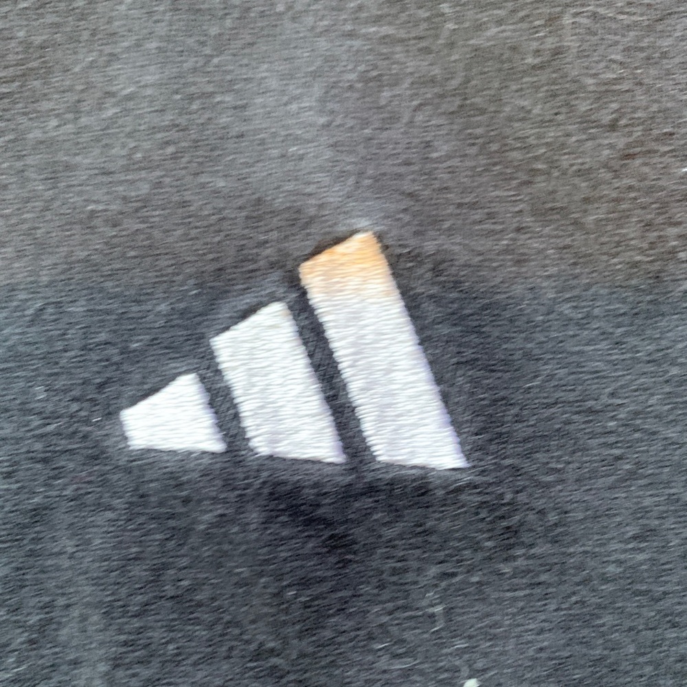 Unisex adidas Black Short-Sleeve Logo Tee - Picture 3 of 4